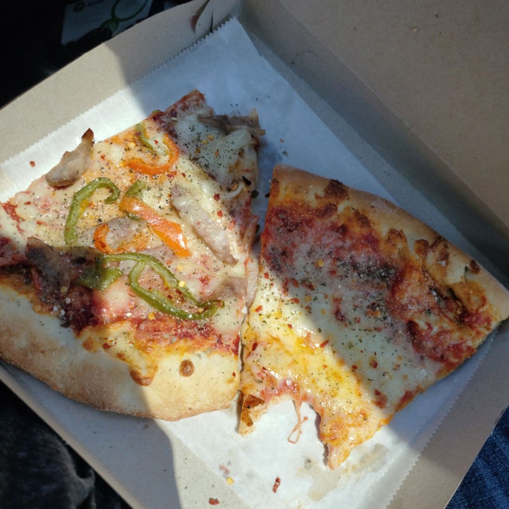 Firehouse Pizza - two slices of pizza in a box - Pizza Near Me - Westhampton Beach, New York Firehouse Pizza - two slices of pizza in a box - Pizza Near Me - Westhampton Beach, New York