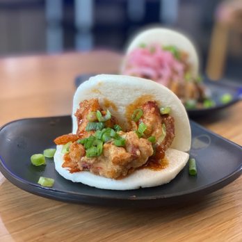 Silverlake Ramen - Spicy chicken bun - Ramen Near Me - Kirkland, Washington Silverlake Ramen - Spicy chicken bun - Ramen Near Me - Kirkland, Washington