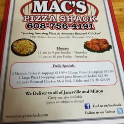 Mac's Pizza Shack