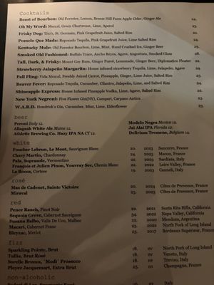 Menu photo 1 The Frisky Oyster Greenport, NY