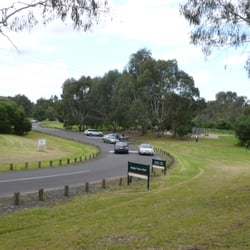 Birrarung Park - View from the top of Birrarung Park