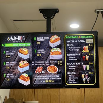 Oh K-Dog - Menu - Korean Near Me - Flushing, New York