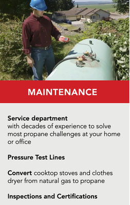 Propane Cylinders - We proudly offer important services, from installing a new tank to maintaining an existing one.
Customer safety and satisfaction is our top priority. We take pride in offering the highest quality products and reliable service.
Our experienced team members are professional, knowledgeable, courteous, and ready to serve all your propane needs. Propane Cylinders - We proudly offer important services, from installing a new tank to maintaining an existing one.
Customer safety and satisfaction is our top priority. We take pride in offering the highest quality products and reliable service.
Our experienced team members are professional, knowledgeable, courteous, and ready to serve all your propane needs.