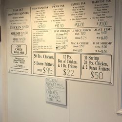 White Fence Farm - Menu Board