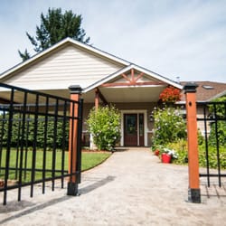 Green Meadows Care Home - Welcoming Handicap accessible entrance.
