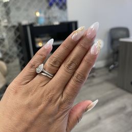 Extremely happy with my new set!!! It's been a while since I've gotten my nails done but Melissa never disappoints Extremely happy with my new set!!! It's been a while since I've gotten my nails done but Melissa never disappoints