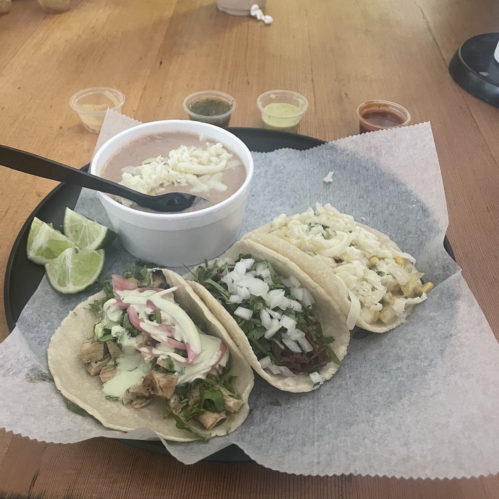 Tacos Chiwas - Pollo taco  Barbacoa taco  Calabacitas taco - Tacos Near Me - Mesa, Arizona