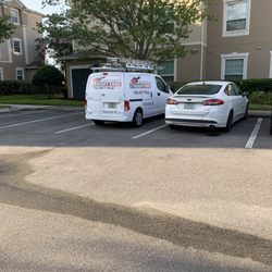 FirstService Residential - This business truck has advertising for the painting company. This truck has been overlooked by first service residential since 2017
