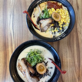 Ramen Hakata - Ramen N1. Hakata Ramen (bottom) Spicy N7. Miso Spicy Ramen (top) - Ramen Near Me - Frisco, Texas Ramen Hakata - Ramen N1. Hakata Ramen (bottom) Spicy N7. Miso Spicy Ramen (top) - Ramen Near Me - Frisco, Texas