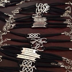 St. Albert Farmers Market - Serendipity Jewelry by Nancy Mah. Cool bracelets!