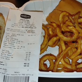 Honolua Store - I ordered prime rib, got back to my hotel room and... Check your orders carefully. - Coffee & Tea Near Me - Lahaina, Hawaii Honolua Store - I ordered prime rib, got back to my hotel room and... Check your orders carefully. - Coffee & Tea Near Me - Lahaina, Hawaii