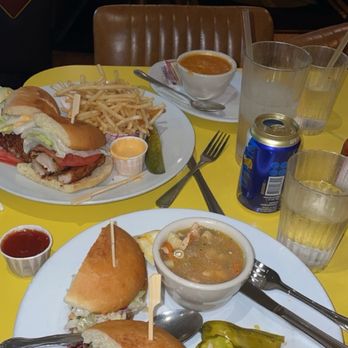 Fred 62 - BBQ Brisket Sandwich and Cup Chicken Noodle - Diners Near Me - Los Angeles, California