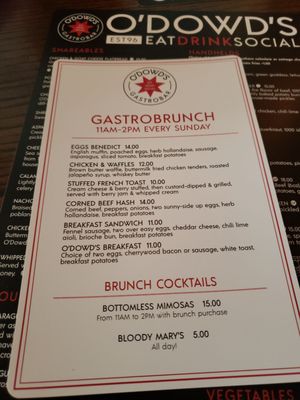 Menu photo 4 O’Dowd’s Gastrobar Kansas City, MO