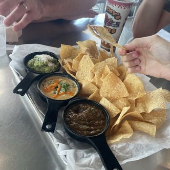 Torchy's Tacos - Chips and salsa trio - Tex-Mex Near Me - Austin, Texas