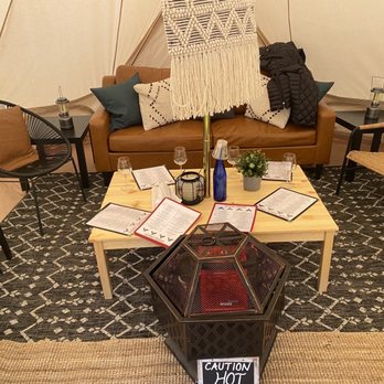 Potomac Point Winery - Inside of the tents - Wineries Near Me - Stafford, Virginia