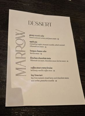 Menu photo 1 Marrow Omaha, NE Menu photo 1 Marrow Omaha, NE