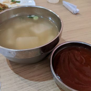 Da Rae K-BBQ & Soon Tofu - This comes with the pork cutlet appetizer - Korean Near Me - Corona, California