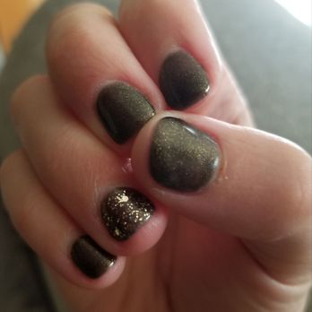Charisma - Love my dark glittery nails! :) - Nail Salons Near Me - San Jose, California Charisma - Love my dark glittery nails! :) - Nail Salons Near Me - San Jose, California