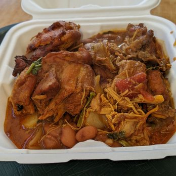 Pilar's Carribean Restaurant - Two sizes, this is the small. Spanish rice and beans with stewed chicken. - Restaurants Near Me - Millville, New Jersey Pilar's Carribean Restaurant - Two sizes, this is the small. Spanish rice and beans with stewed chicken. - Restaurants Near Me - Millville, New Jersey