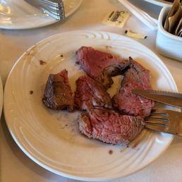 Several pieces of steaks. Several pieces of steaks.