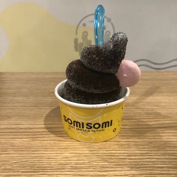 Somisomi - Black sesame soft serve - Desserts Near Me - Carrollton, Texas