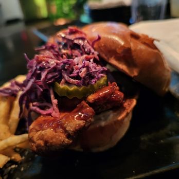 Warehouse Kitchen + Sports Bar - KOREAN FRIED CHICKEN SANDWICH - Sports Bars Near Me - Boston, Massachusetts Warehouse Kitchen + Sports Bar - KOREAN FRIED CHICKEN SANDWICH - Sports Bars Near Me - Boston, Massachusetts