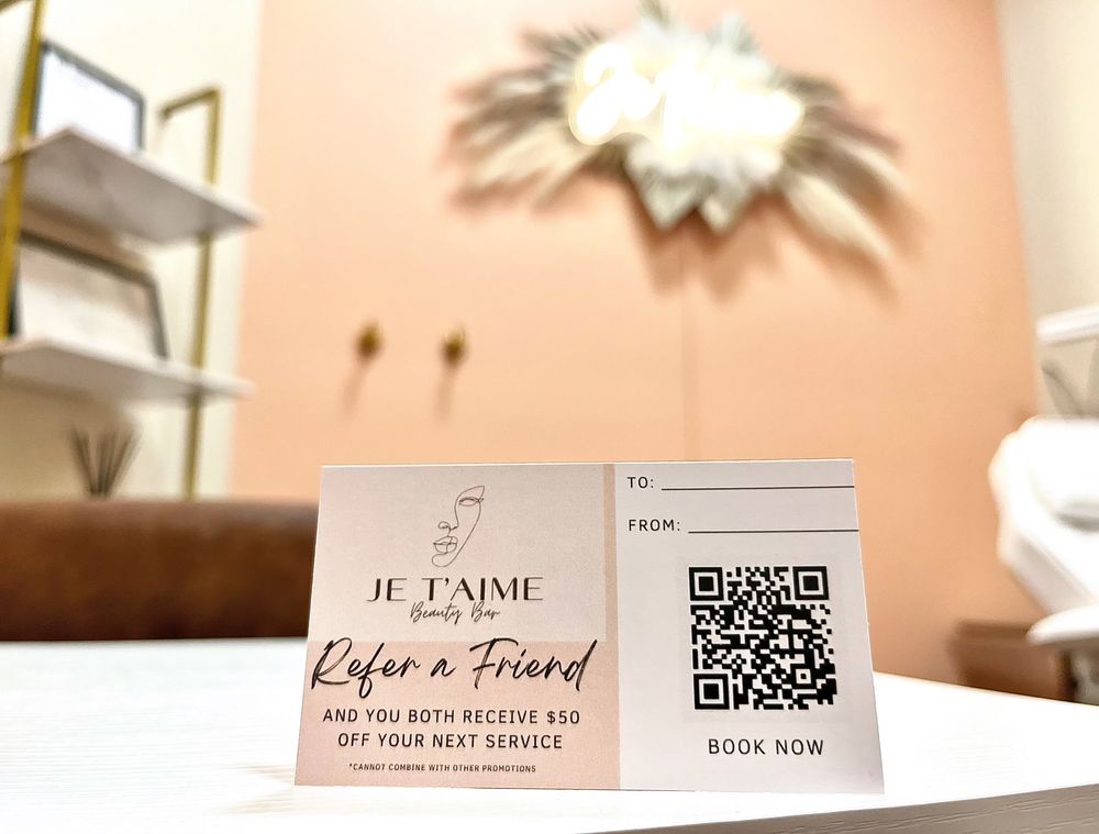 Je T’aime Beauty Bar Logo