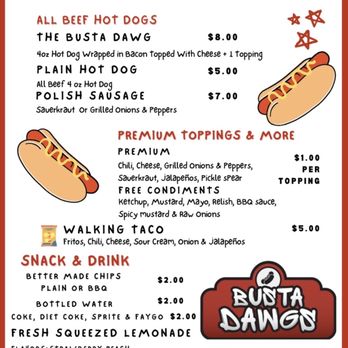 Busta Dawgs - Food Trucks Near Me - Carleton, Michigan Busta Dawgs - Food Trucks Near Me - Carleton, Michigan