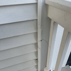 The House Washing Guy - Fresh webs on front porch that is noticeable when guest step on property