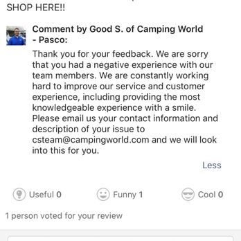 Camping World - Pasco - Standard reply! - RV Dealers Near Me - Pasco, Washington Camping World - Pasco - Standard reply! - RV Dealers Near Me - Pasco, Washington