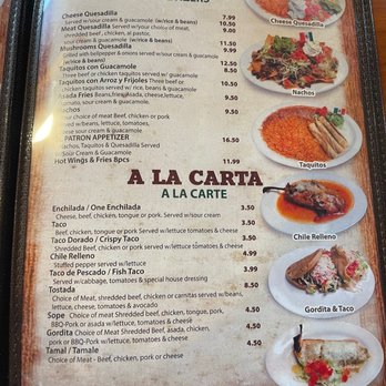El Patron - Menu - Mexican Near Me - Altadena, California El Patron - Menu - Mexican Near Me - Altadena, California