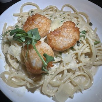 Riverpark Terrace - Scallop pasta - Bars Near Me - New Smyrna Beach, Florida