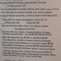 Maruca's Kitchen - Menu