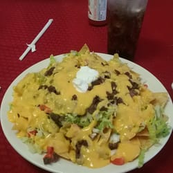 Rosa's Mexican & American - These nachos are great, more than I could eat.