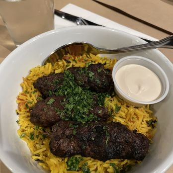 Oren's Hummus - Rice Bowl w/ Beef Kebab - Mediterranean Near Me - San Francisco, California Oren's Hummus - Rice Bowl w/ Beef Kebab - Mediterranean Near Me - San Francisco, California