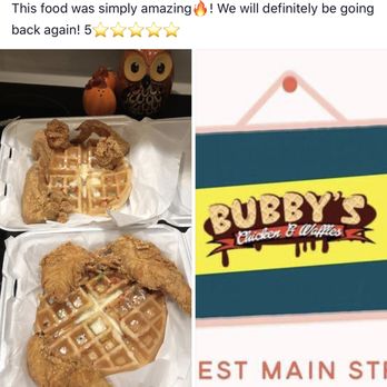 Bubby’s Chicken & Waffles - Find Our Next Location On IG -Bubbyschicken Bubby's Chicken & Waffles On Facebook - Waffles Near Me - Springfield, Ohio