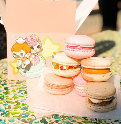 Honey & Butter Macarons by null