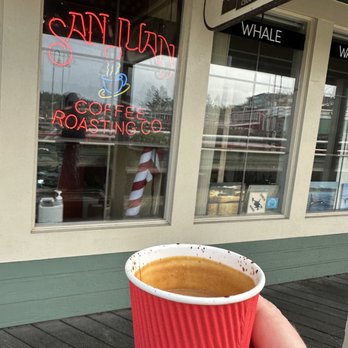 San Juan Island Roasters - Double shot. Got asked twice...are you sure you don't want anything in that. - Coffee & Tea Near Me - Friday Harbor, Washington