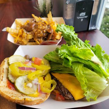 Juicy Burger - Cheeseburger with Poutine fries. Very delicious. - Burgers Near Me - San Jose, California Juicy Burger - Cheeseburger with Poutine fries. Very delicious. - Burgers Near Me - San Jose, California