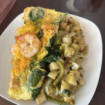 Boutique River Falls - Boutique Seafood Omelet - Breakfast & Brunch Near Me - Philadelphia, Pennsylvania