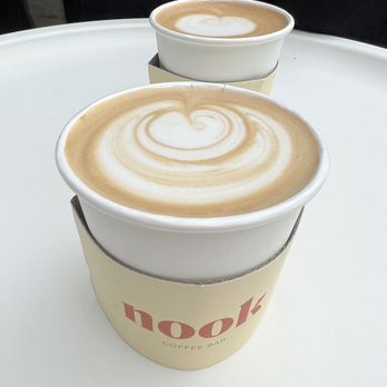 Nook Coffee Bar - Honey oat latte - Coffee & Tea Near Me - Costa Mesa, California Nook Coffee Bar - Honey oat latte - Coffee & Tea Near Me - Costa Mesa, California