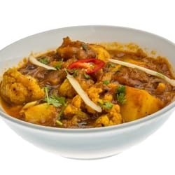 Saffron - Austin - Saffron Aloo Gobi (Potatoes and cauliflower florets cooked in a dry spice mix).