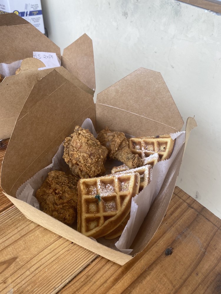 Food from Brooklyn Waffle House