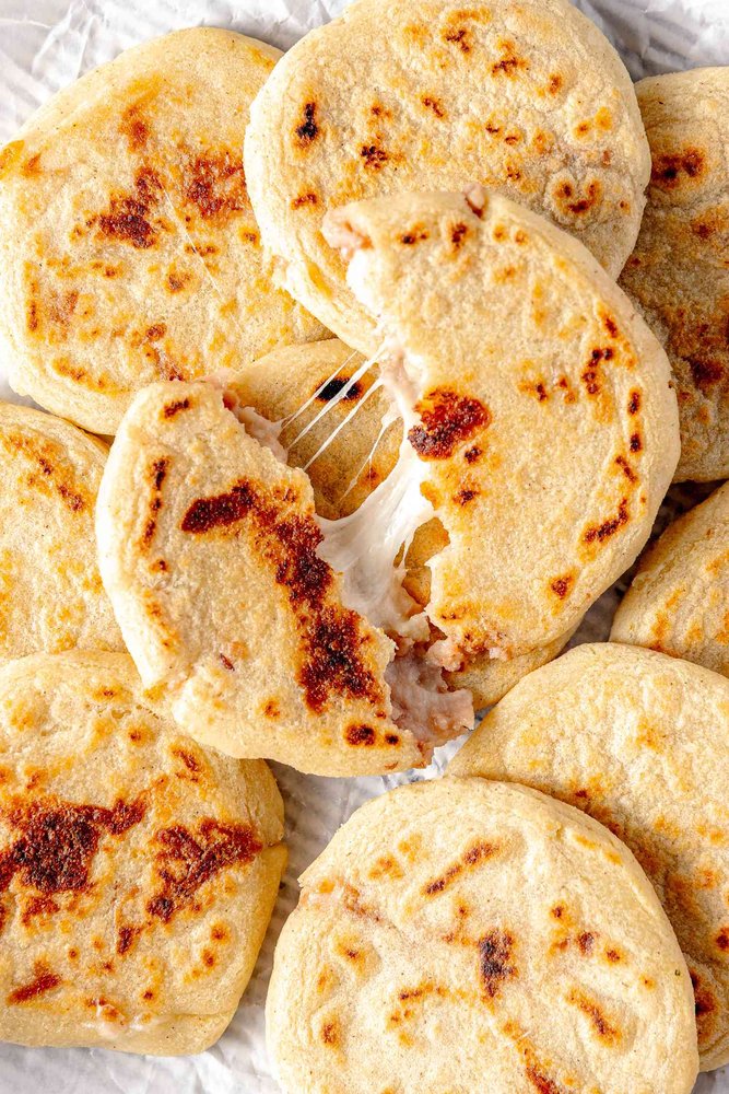 Salvadorean Pupusas For Events Logo