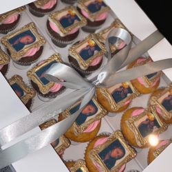 The Pastry trap - Custom birthday picture cupcakes