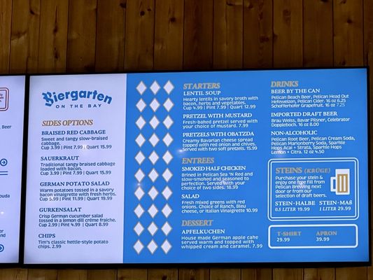 Menu photo 1 Biergarten On The Bay Lincoln City, OR Menu photo 1 Biergarten On The Bay Lincoln City, OR