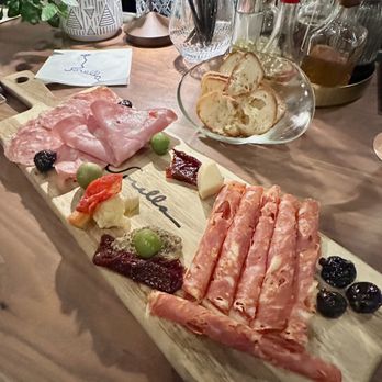 Sorella - Sorella's selection of salumi, w pickled vegetables, olives, and thin crostini. - Italian Near Me - San Francisco, California Sorella - Sorella's selection of salumi, w pickled vegetables, olives, and thin crostini. - Italian Near Me - San Francisco, California
