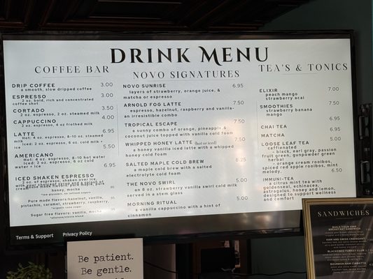 Menu photo 4 Novo Cafe New Kensington, PA