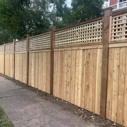 Denco Fence - Lattice privacy fence!