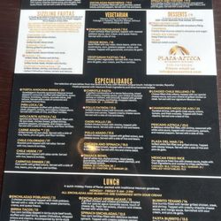 Menu back